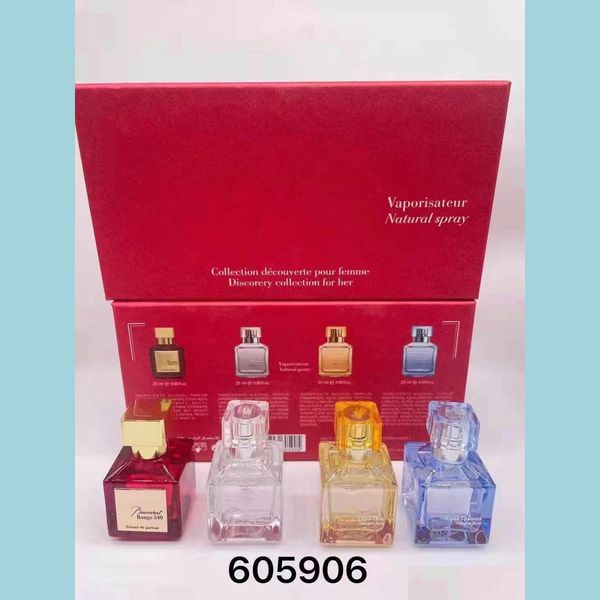

incense premierlash brand paris per set 25ml 4pcs rouge 540 parfum floral fragrance mood extrait long lasting smell spray gift box 4 dh5k2