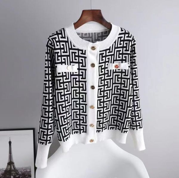 

women's sweaters winter pull femme y2k clothes fashion elegant cropped cardiga long sleeve knit, White;black