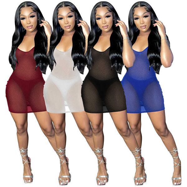 

bright silk screen suspender dress new perspective nightclub skirt with underwear, Black;gray