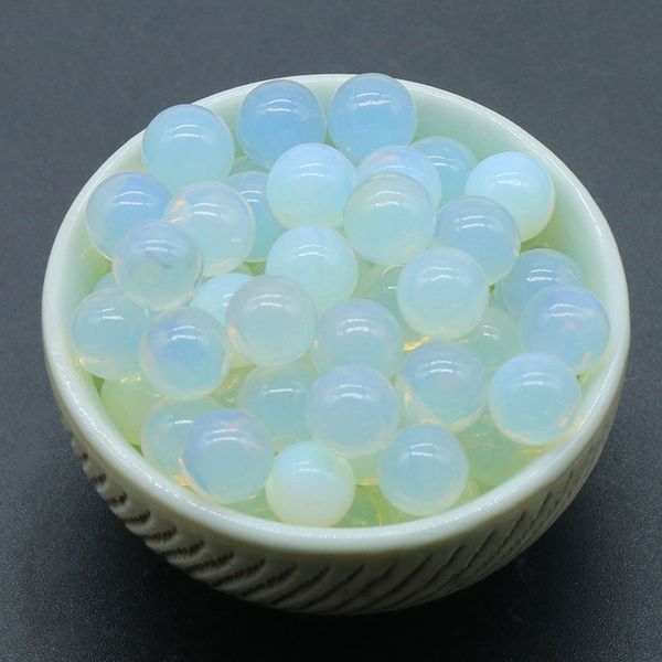

natural 8/10/16/18/20mm non-porous-ball no holes undrilled chakra opalite gemstone sphere collection healing reiki decor stone balls beads, Black
