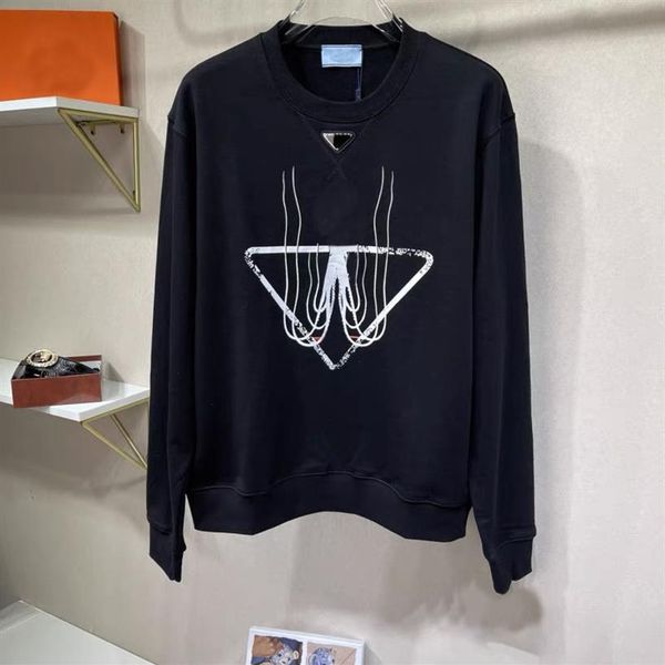 

2021 fashion men hoodies classics letter print women sweatshirts hip hop street couple outdoor sport breathable pullover high305g, Black