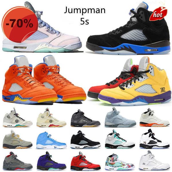 

men basketball shoes jumpman 5s 5 racer blue easter what the wings fire red suede oreo all white sail camo quai 54 unc raging 3