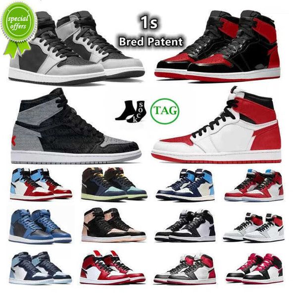 

2022 1 rebellionaire 1s mens basketball shoes heritage sneakers bred patent royal fragment university blue hype royal dark mocha shadow men