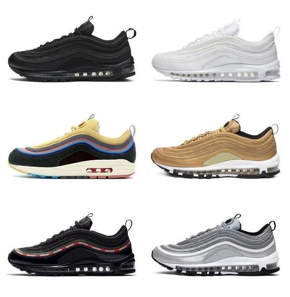 

2022 classic 97 sean wotherspoon 97s mens running shoes vapores triple white black golf nrg lucky and good mschf x inri jesus celestial men