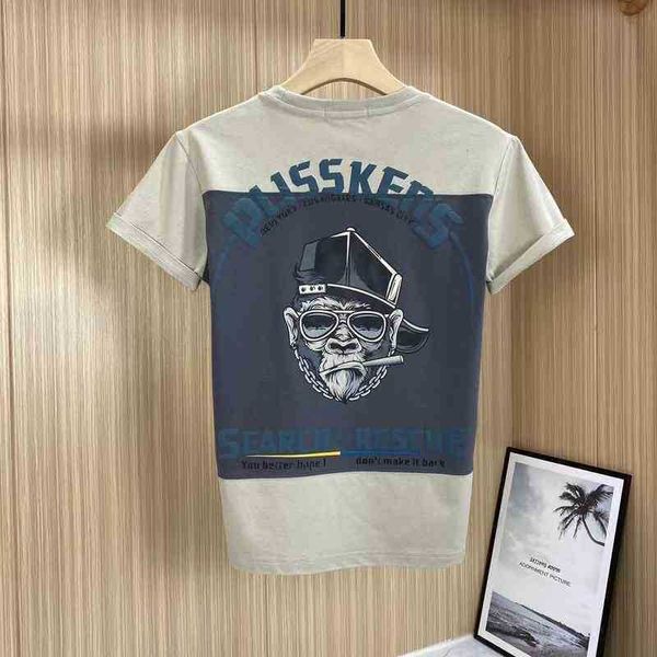 

designer luxury fashion apes hip hop shark t printed round neck mens summer loose casual short sleeve tee bottom shirt m-5xl, White;black