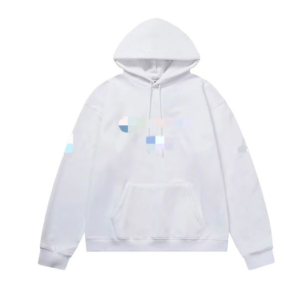 

hoodies loose sweater women's autumn and winter fashion cotton long sleeve hoodie luxury designer letter printing short sweaters thicke, Black