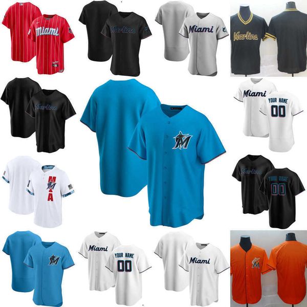 

2022 custom jersey miami''marlins''mens women youth 24 jesus aguilar 15 brian anderson 52 anthony bass 38 jorge alfaro b, Blue;black