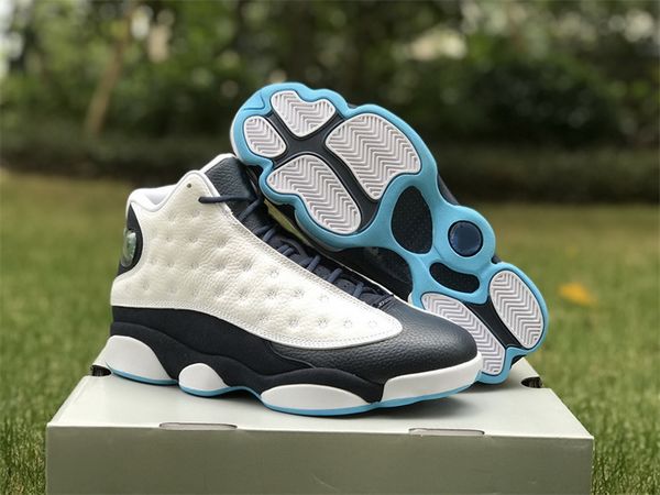 

shoes jumpman 13 white obsidian 13s dark powder blue sports trainers sneakers