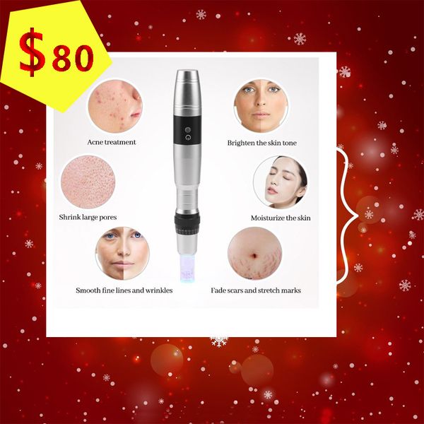 

mesotherapy derma pen treatment drpen skin lift anti-wrinkle beauty care machine aguja gold ultima dermapen electric nano microneedling pric, Black;white