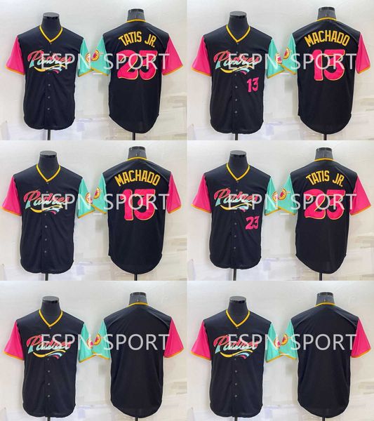 

fernando tatis jr. 2022 padres jersey black city connect manny machado joe musgrove mike clevinger wil myers jorge alfaro trent grisham yu, Blue;black