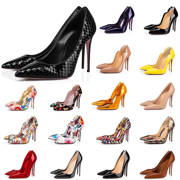 

woman lady luxury designer heels shoes patent leather famoue brand dress shoe heel height 8cm 10cm 12cm women ladies fashion weddign party s, Black