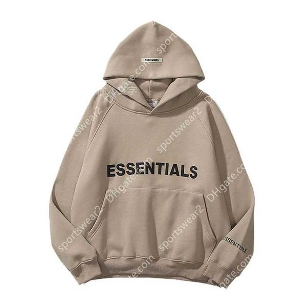 

fw22 hoodies essentias hoodie couple casual sports cool printed wool super dalian fashion hip hop street hoodie, Black