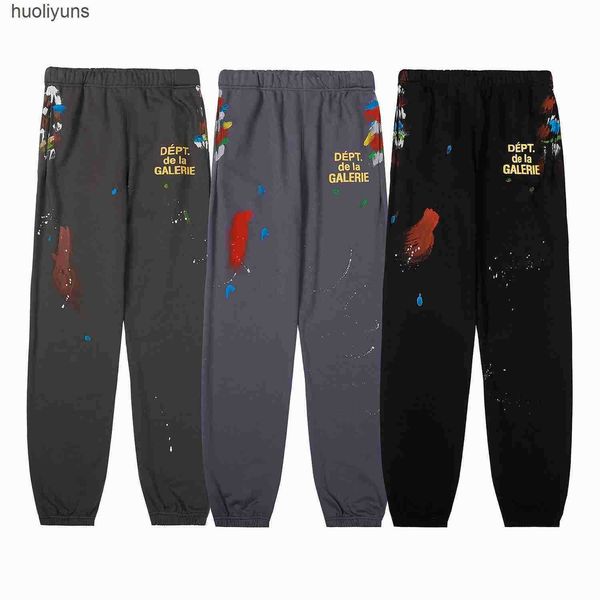 

s tide sweater fashion painted sweaterpant galleryes hand pant dept speckled panels drawstring shorts, Black