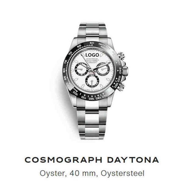 

wristwatches daytona business classic watches luxury watch 40mm automatic mechanical men with stainless steel strap
