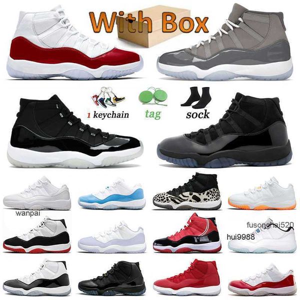 

2023 jumpman 11 basketball shoes trainers 11s low cherry cool grey men women animal instinct citrus concord legend blue space jam bred pur o, Black