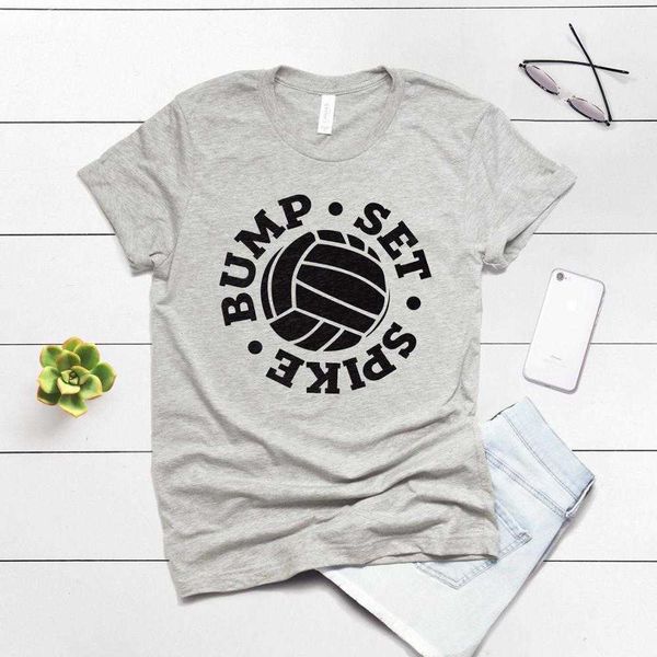 

volleyball women casual womens t-shirt hipster funny for lady yong girl top, White