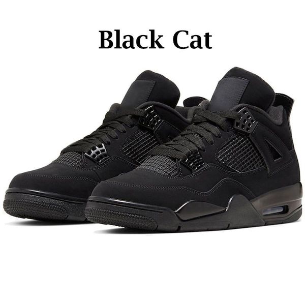 

original 4 4s basketball shoes blak cat military black midnight navy neon white oreo shimmer bred canvas zen master military blue mens women