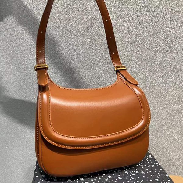 

Charlie Strap Bag Women's designer brand original Cross-body Bag 2022 new leather handbag luxury purse, Black