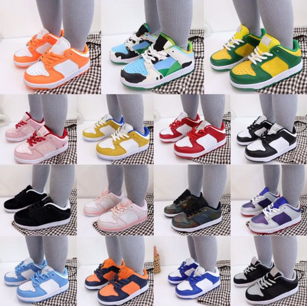 

kids shoes toddler dunks boys girls running sneakers sports children athletic outdoor trainers baby casual walking designer shoe size 25-35, Black