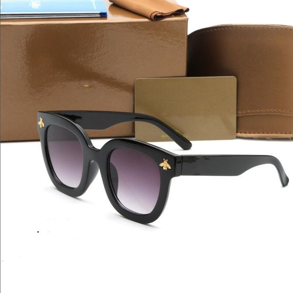 

sunglasses fashion ins net red same men and women famous classic retro luxury brand retro design square uv resistant sunglass, White;black