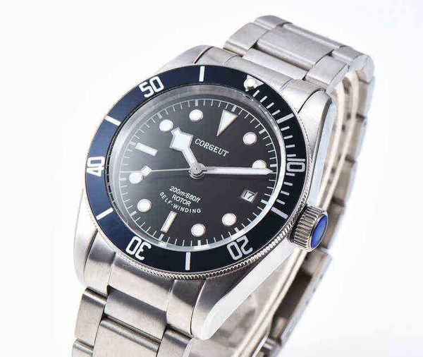 

zf titanium watchswatch watch luxury designer fashion tudors41mm corgeut sapphire waterproof mechanical automatic mens wrist watches fgo1, Slivery;golden