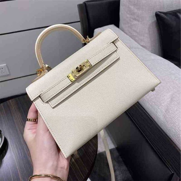 

handbag herme kelys handbags designer 2022 leather second generation kelys mini cowhide single shoulder messenger bag classic fashion