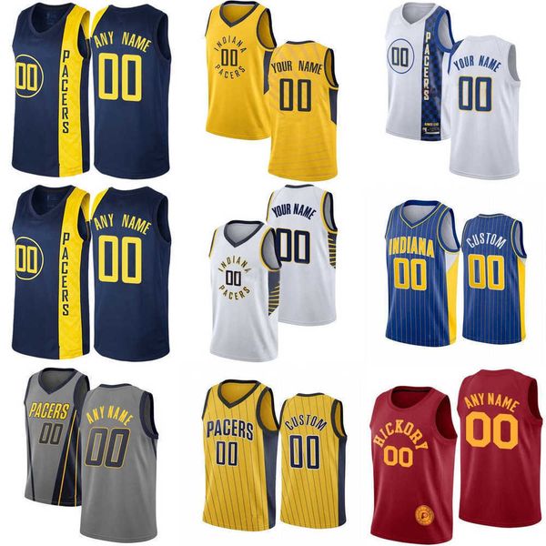 

basketball jersey indiana''pacers''custom mens womens youth 00 bennedict mathurin 23 aaron nesmith 88 goga bitadze 2 and, Black;red