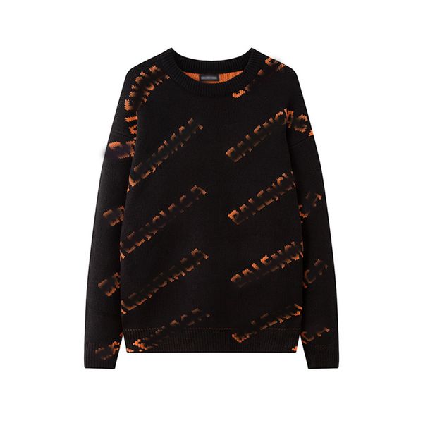 

2022 winter fashion classic designer sweaters mens for men women knitwear casual all-match round neck sweatshirt letter famous sweater jumpe, White;black
