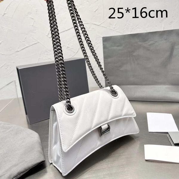 

hourglass woman pleated bags designer bags luxury crossbody shoulder chain bag fashion crocodile alligator cross body small totes top