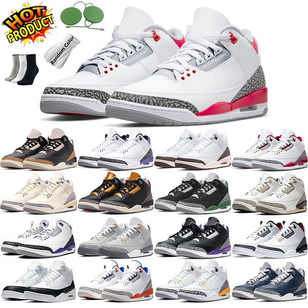 

jumpman 3 og 3s basketball shoes fire red black cement cool grey court purple desert elephant katrina laser orange midnight navy pine green