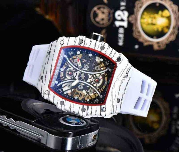 

richa mechanical mill mens luxury watch watches for high business men's automatic machinery watch full function box swiss brand designe, Slivery;brown