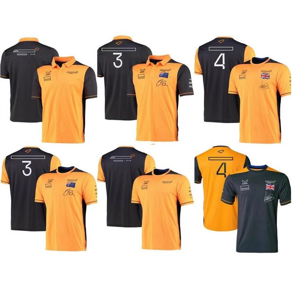 

f1 racing polo shirt 2022 summer new team short sleeve t-shirt customized