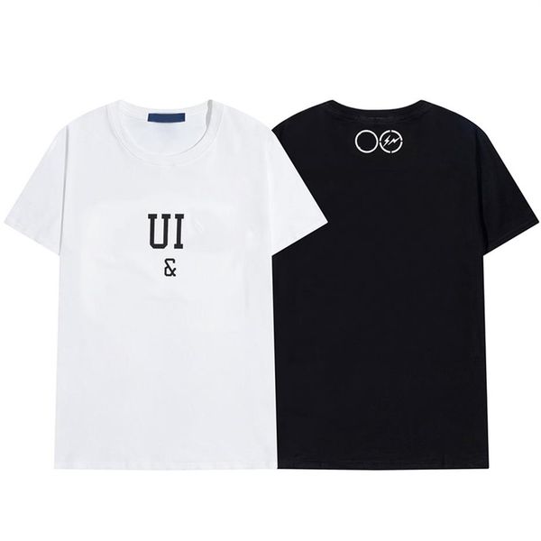 

2021 mens stylist t shirt hip hop men print tees women summer short sleeve tee 4 styles310k, White;black