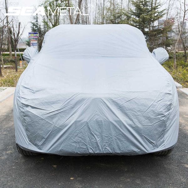 

car covers exterior full protector outdoor protection waterproof sunscreen universal for hatchback sedan suv j220907