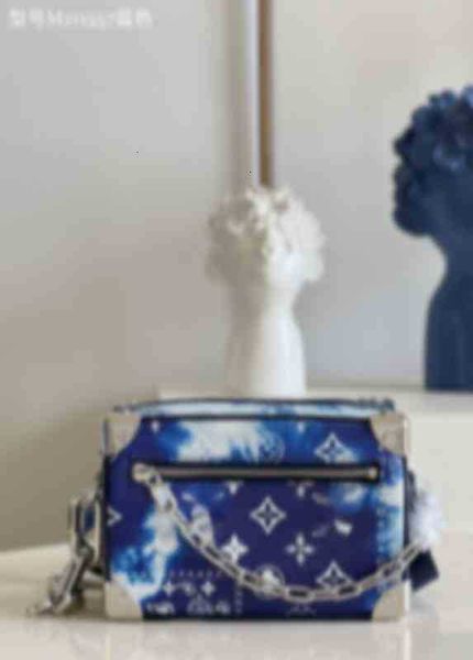 

handbags cosmetic bags & cases m20557 mini soft trunk box crossbody luxury brand designer sold clutch bag real leather handbag evening pouch, Black