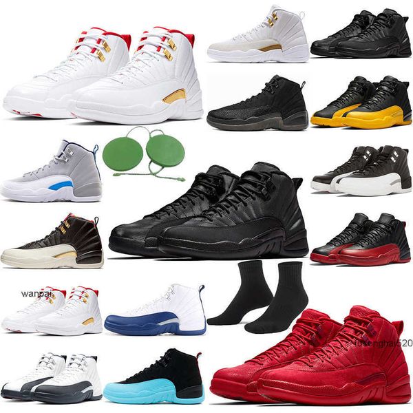 

jumpman 12 basketball shoes 12s mens sneakers university gold indigo triple black dark concord cny cherry gym red high train joedas 1 air