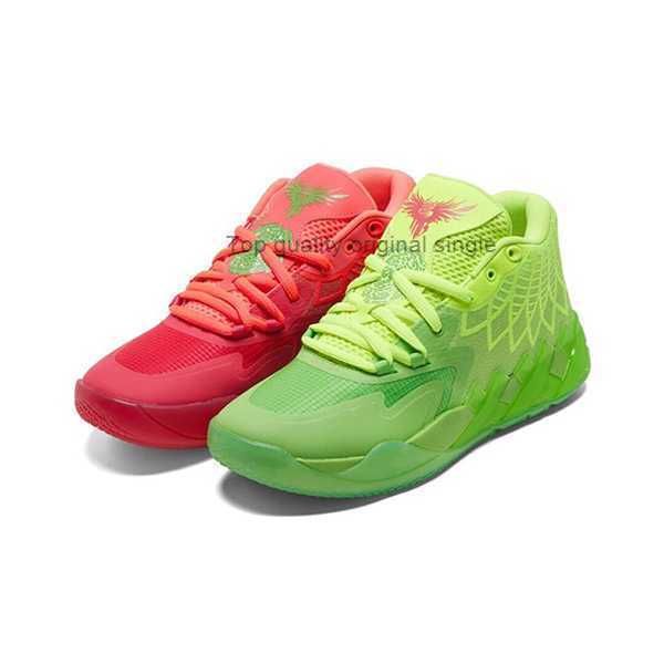 

grade school basketball shoes lamelo ball mb1 rick morty men queen city black red grey sport shoe trainner sneakers