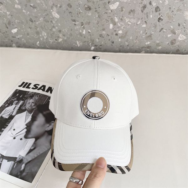 

Classic Designer Casquette Baseball Cap For Men Womens American Ball Caps Fashion Stripe Embroidery Sports Sun Visor Hat Beanie Bonnet, White