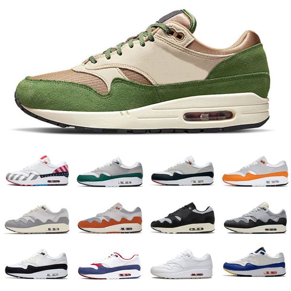 

87 men women running shoes anniversary royal parra bred treeline grey white patch breathable outdoor chaussure one mens trainers sneakers