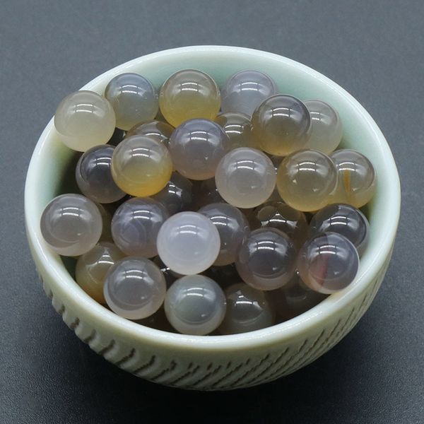

natural 8/10/16/18/20mm non-porous-ball no holes undrilled chakra green agate gemstone sphere collection healing reiki decor stone balls bea, Black