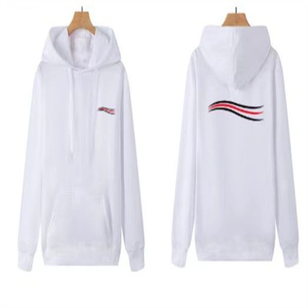 

keep warm hooded sweatshirt designer hood sportwear hoodie fashion streetwear pullover couple lovers clothing casual sweatshirts 3 colors si, Black