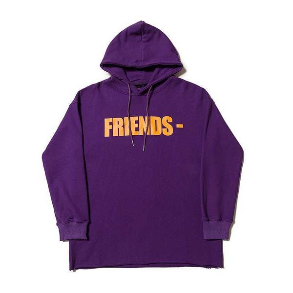

hoodies & life purple big sweater fashion brand hip hop loose unisex, Black
