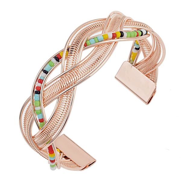 

adjustable cuff bangle for women open wide wire bracelets wrist cuff wrap bracelet, White