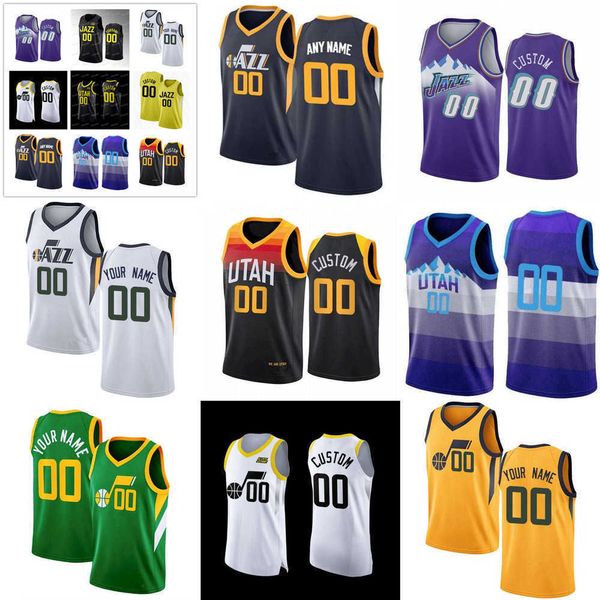 

mens womens youth utah''jazz''custom 00 clarkson mike 11 conley rudy 22 gay collin 2 sexton 23 lauri markkanen basketbal, Black;red