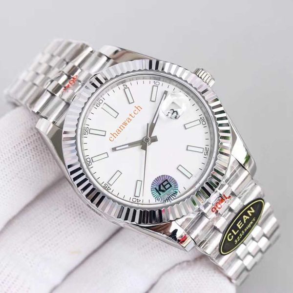 

luxury men's watch 41mm automatic mechanical clean factory 3235 full stainless steel 904l swimming wristwatch sapphire luminous watch m, Slivery;brown