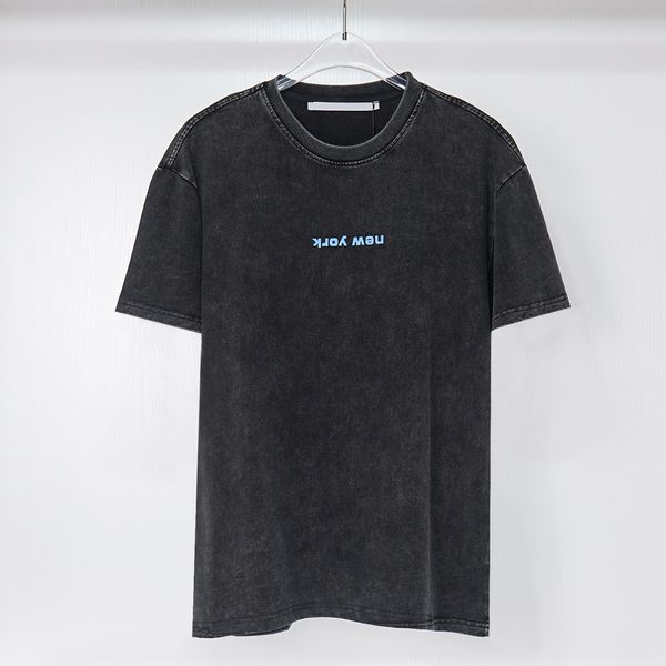 

grey dye t-shirts tee shirt acid wash graphic shirts short sleeve casual hip hop shirts black washed men size s-xxl unisex, White;black