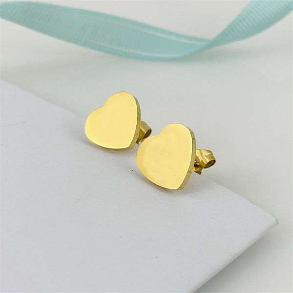 

t designer earrings fashion classic charm love eard luxury brand 2022 new earrings party wedding daily accessories valentine's day gift, Golden