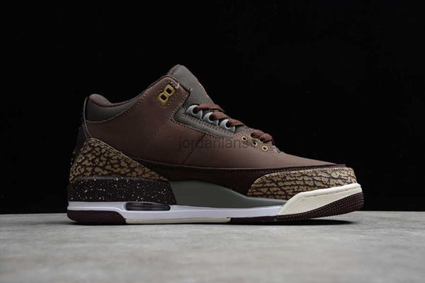 

brand shoes basketball jumpman 3s nrg gold metallic dark brown beige cushioned midsole genuine leather upper cement grey overlay, White;red