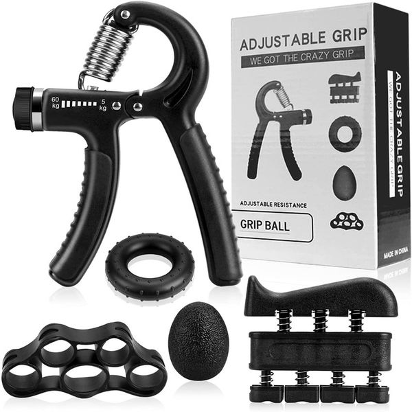 

hand grips counting hand trainer finger exercise kit equipments five-piece set