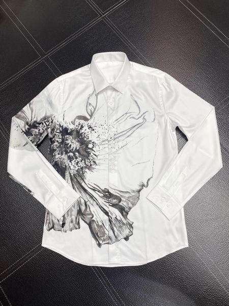 

men's dress shirt slim fit flex collar stretch pint brand clothing men long sleeve dress shirts hip hop style quality cotton 12620, White;black